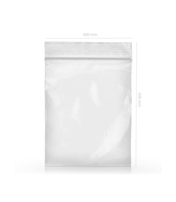 Qnubu Zip Bag 400×500 mm, PACKUNG 50 Stk.