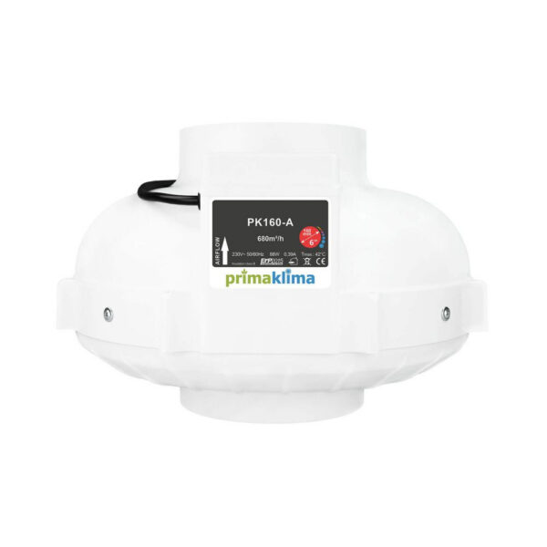 Prima Klima Rohrventilator PK160-A 160 mm – 680 m3/Std, 1-gang