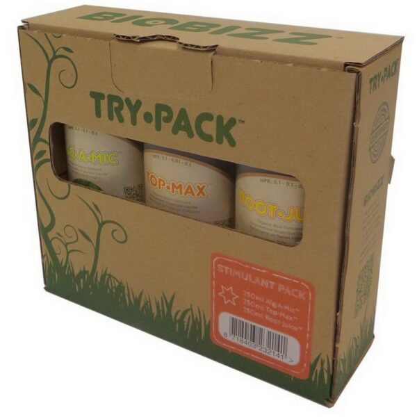Biobizz Try Pack Stimulant 750 ml, Düngemittel-Kit – (mehrsprachiges Etikett inkl. DE)