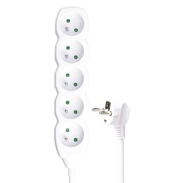 Verlängerkabel für 5 Steckdosen, 3 m, 3×1.5 mm