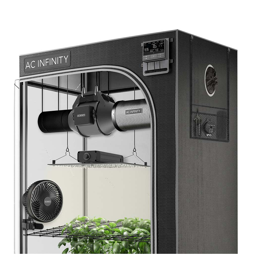 Grow Zelt-System 60 x 60 x 180 cm, 1-Pflanzen-Set