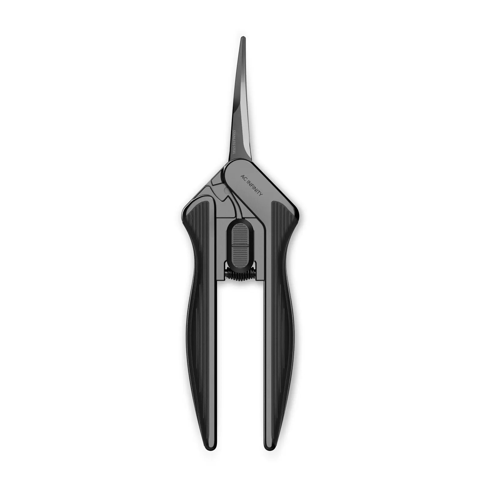 Edelstahl-Gartenschere, ergonomisch, leicht, 16,8 cm gebogene Klingen