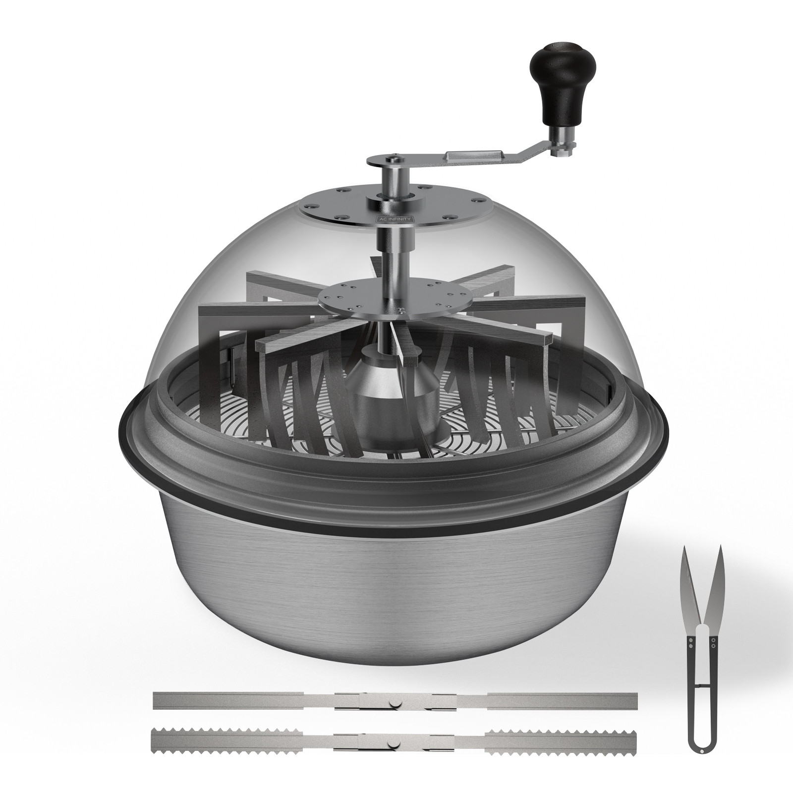 Bud Bowl-Trimmer, Twist Spin Schneidwerkzeug mit klarer Sichtkuppel, ca. 41 cm