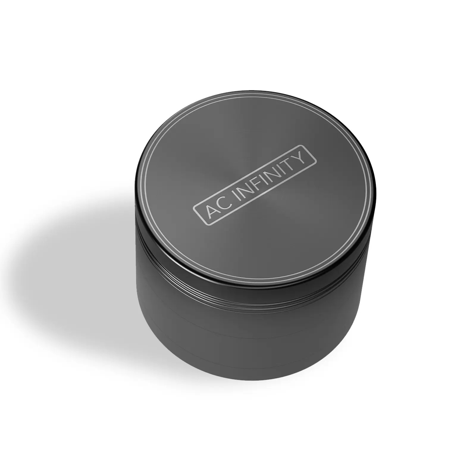 3-Kammer Grinder, Schwarz, 6 cm