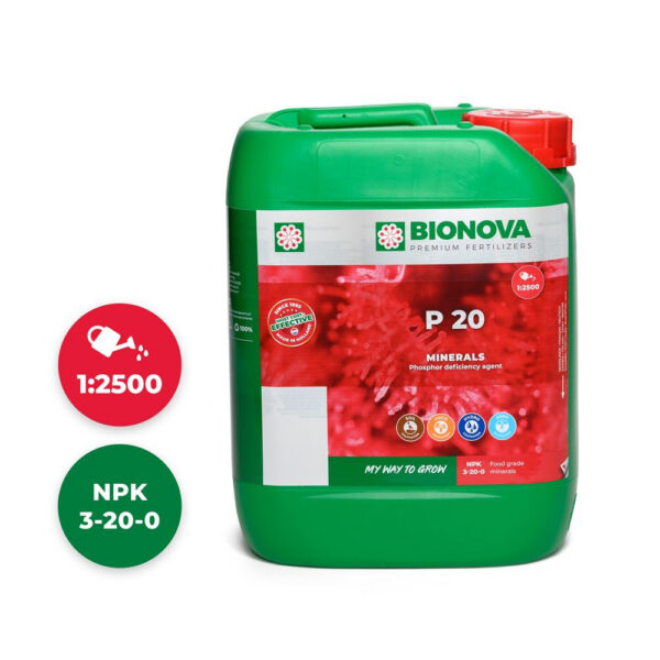 BioNova P 20 (Phosphor) 5 l – BioNova P 20 (Phosphor) 5 l – (mehrsprachiges Etikett inkl. DE)