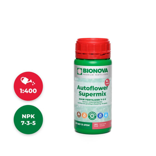 BioNova AutoFlower Supermix 250 ml – (mehrsprachiges Etikett inkl. DE)