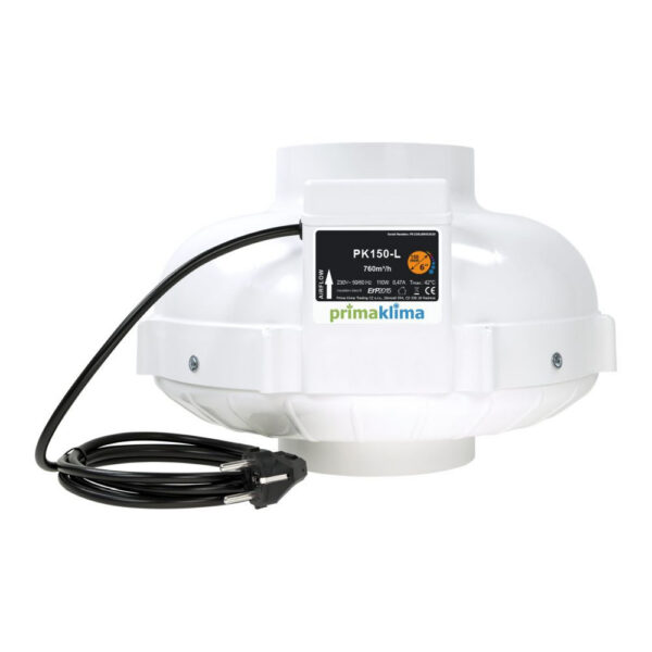 Prima Klima Rohrventilator PK150-L 150 mm – 760 m3/Std, 1-gang