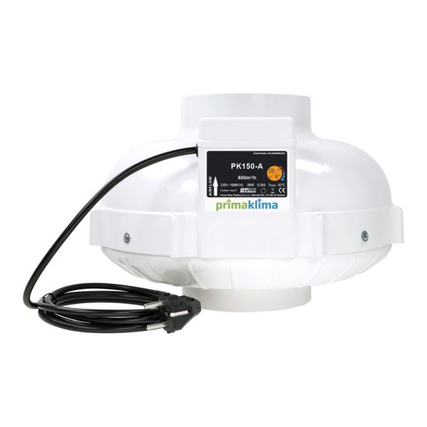 Prima Klima Rohrventilator PK150-A 150 mm – 600 m3/Std, 1-gang