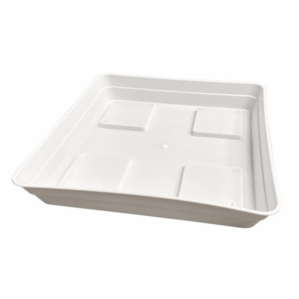 Topfschale 27×27 cm geeignet für 11 l und 20 l Töpfe weiß