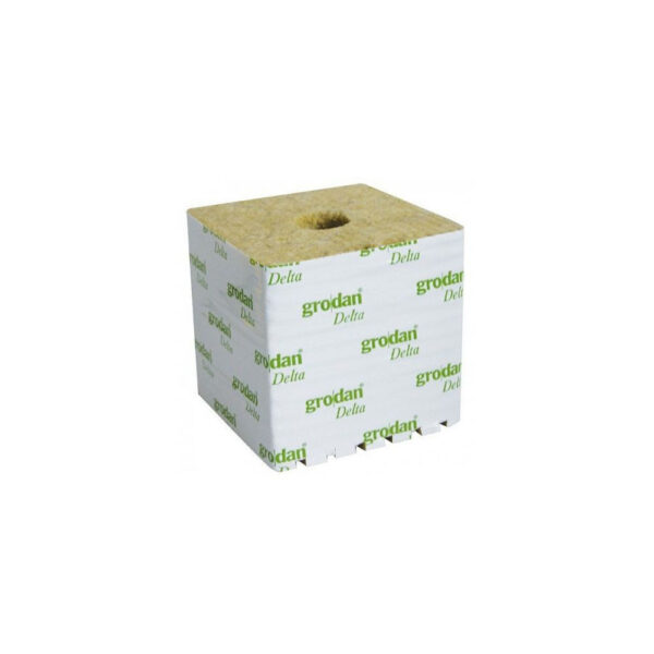 Grodan 150x150x142 mm, Anzuchtwürfel mit Loch 42×40 mm, 1 St.