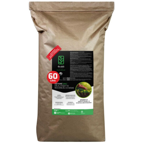 Biochar CZ Aktivkohle für den Garten, grob, 60 l