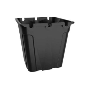 Blumentopf aus Plastik, viereckig 25x25x24.5 cm - 10 l