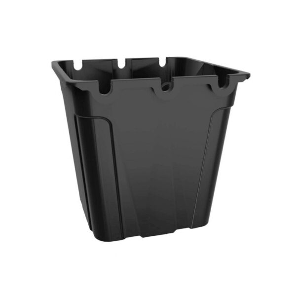 Blumentopf aus Plastik, viereckig 25x25x24.5 cm – 10 l