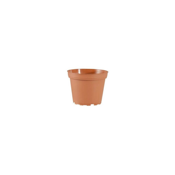 Blumentopf rund, Durchmesser 12cm, Höhe 9cm, Volumen 0,7L – weicher Kunststoff 100 Stück
