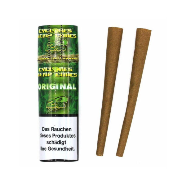 Cyclones Hanf Blunt Cones Original, Hanf Blunt Cones, 2er-Pack
