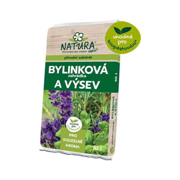 Agro Natura – Kräutergarten und Aussaat 10 l, organische Substrat