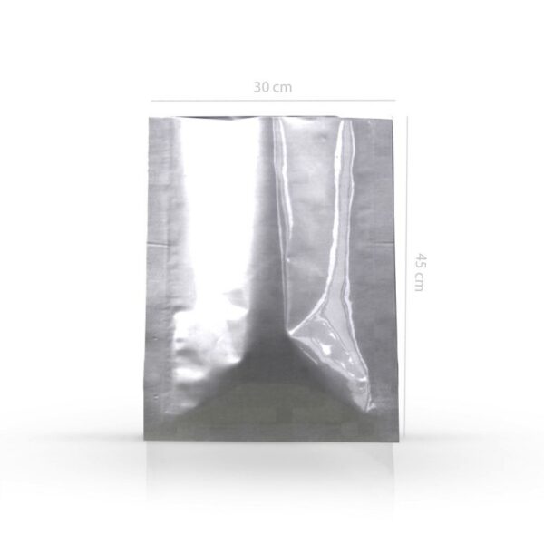 Qnubu Aluminium Foil Bag Sealable Silver 300×450 mm