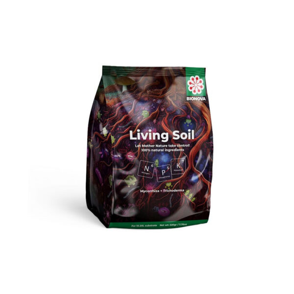 Bionova Living Soil, 220 g – (mehrsprachiges Etikett inkl. DE)