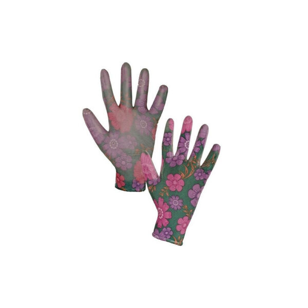 Gartenhandschuhe PU getaucht – Blumenmuster