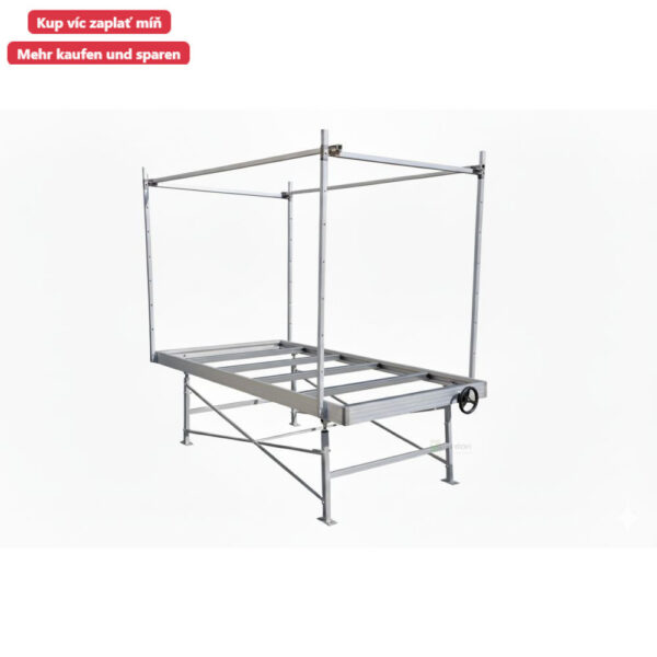 Rolling Bench 120×240 cm – OHNE EBB&FLOW Tray