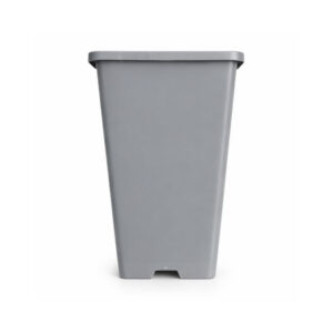 Blumentopf aus Plastik, viereckig 11x11x19 cm - 1.65 l - grau