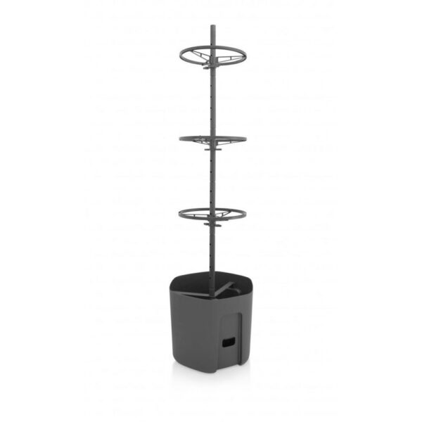 Plastkon Tomaten -Schweißblumentopf für Tomaten 29 cm, Anthrazit