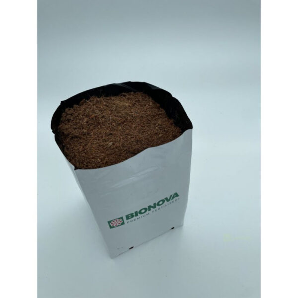 Bionova Open Top Coco Bag 6 l – Pressed Kokosnuss einschließlich Blumentopf