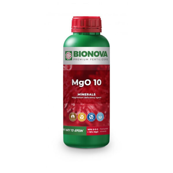 BioNova MgO 10 (Magnesium) 1 l – (mehrsprachiges Etikett inkl. DE)