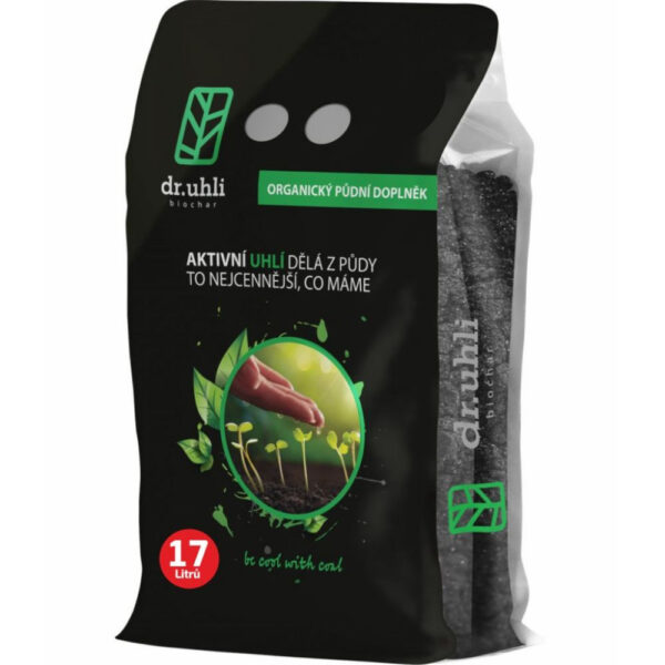 Biochar CZ Aktivkohle für den Garten, grob, 17 l
