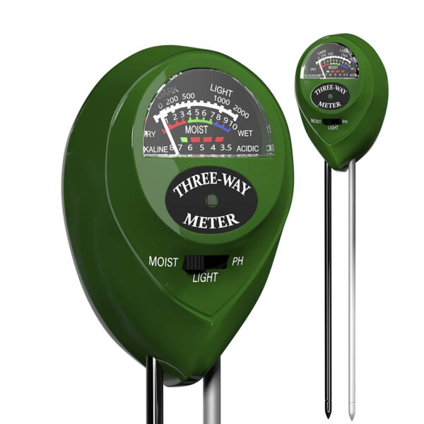 Garten pH meter, hygrometer, light meter