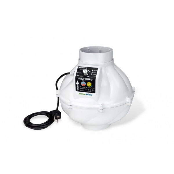 Prima Klima Rohrventilator Whisperblower 125 mm – 530 m3/Std, 3-gang