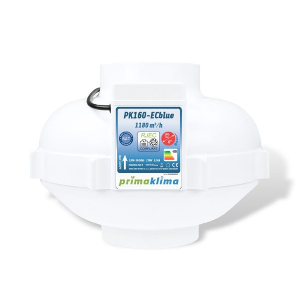Prima Klima Rohrventilator PK160-ECblue 160 mm – 1180 m3/Std, EC motor