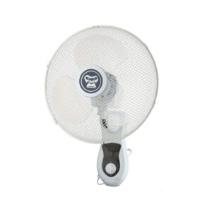 Gorilla Oscillating Wall Fan, Wandventilator mit drei Geschwindigkeitsstufen, 40 cm, mit UK