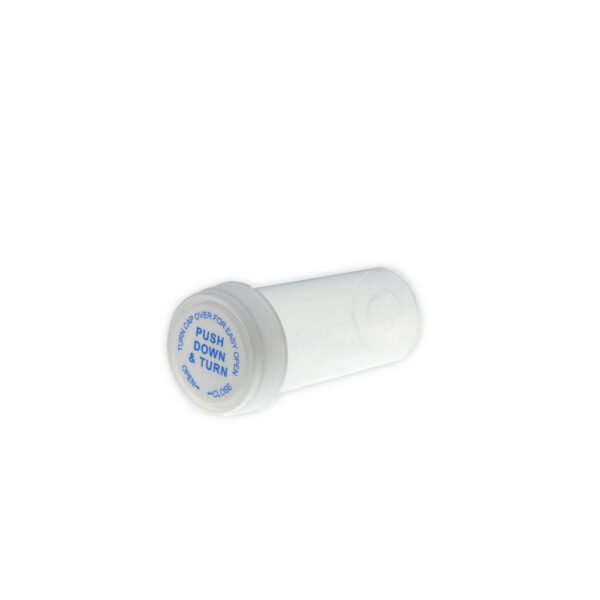 Medic Conservation plastic jar transparent 39×95 mm, 1 Stk.