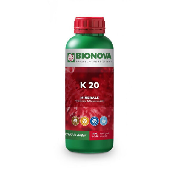 BioNova K 20 (potassium) 1 l – (mehrsprachiges Etikett inkl. DE)
