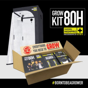 Garden High Pro Grow Kit 80 Komplettset, 80x80x180 cm