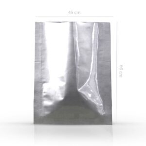 Qnubu Aluminium Foil Bag Sealable Silver 450x600 mm