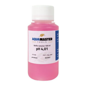 Aqua Master Tools pH 4.01 buffer 100 ml, BOX 18 Stk.