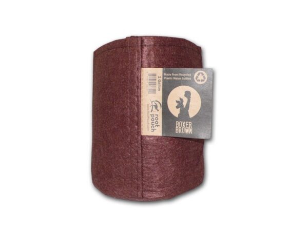 Root Pouch Boxer Brown Textil Blumentopf 15×19 cm – 3.8 l