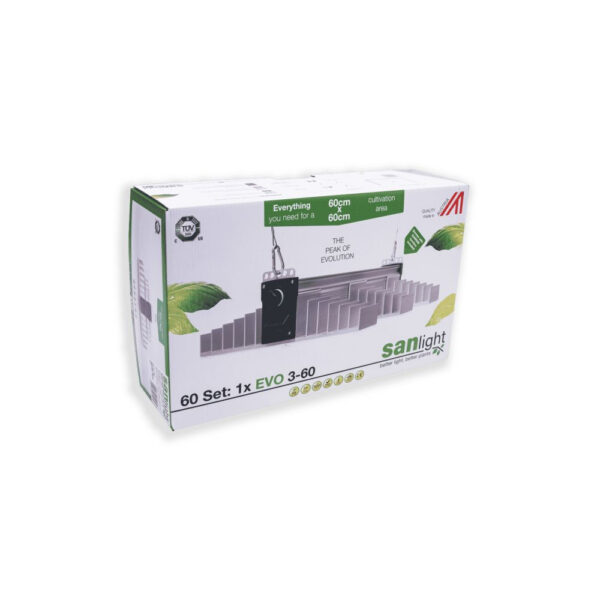 SANlight EVO LED Set 60 – 200W für 60×60 cm 3 µmol/J – V1.5