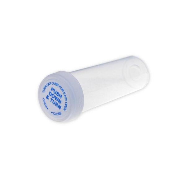 Medic Conservation plastic jar transparent 45×140 mm, 1 Stk.