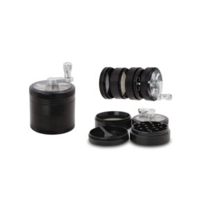 Four-piece grinder Hammercraft, 60mm grinder Black