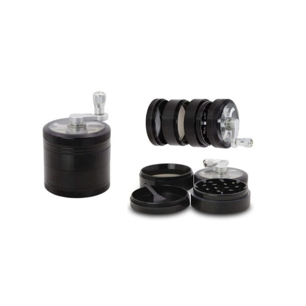 Four-piece grinder Hammercraft, 60mm grinder Black
