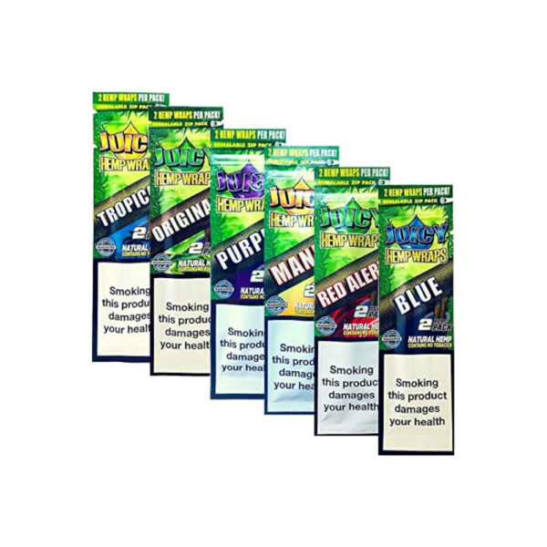 Juicy Jays Hempterp Blunt Wraps Original, Hanf Blunt, Box 25 Packungen