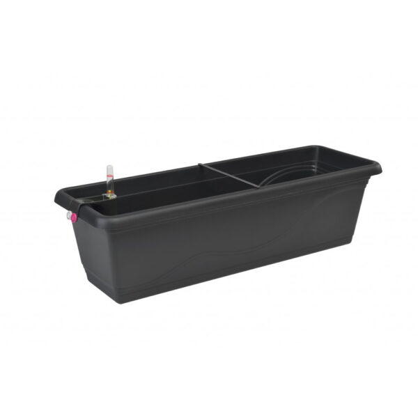 Selbstbewässernder Blumentopf Extra Line SMART, Länge 53cm Anthrazit