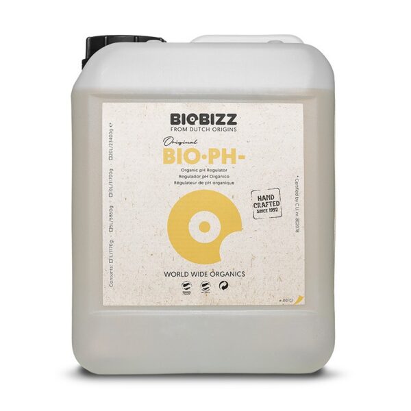 Biobizz Bio pH- 5 l – (mehrsprachiges Etikett inkl. DE)