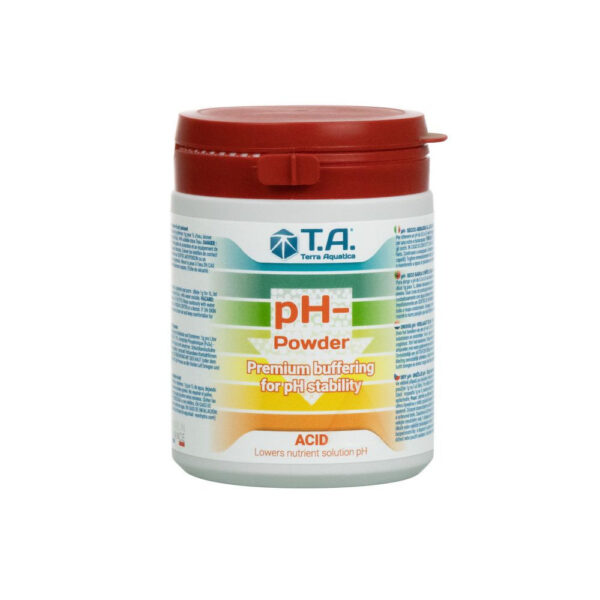 Terra Aquatica pH- Down Powder 1 l – (mehrsprachiges Etikett inkl. DE)