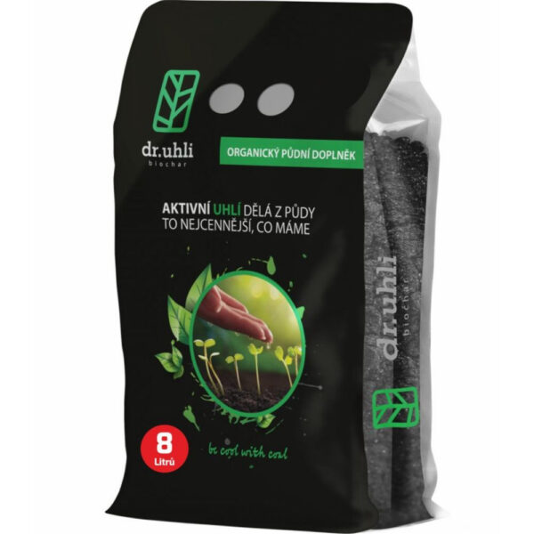 Biochar CZ Aktivkohle für den Garten, grob, 8 l