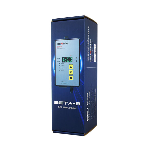 Trolmaster Digital CO2 PPM controller Beta-8 – mit Adapter (CZ/EU Endstück)