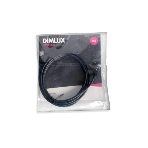 Dimlux Interlink-Kabel Smart Port, schwarz, 26 AWG, 2 m